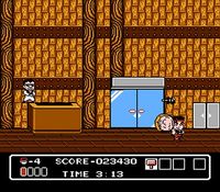 une photo d'Ã©cran de Hammerin Harry sur Nintendo Nes